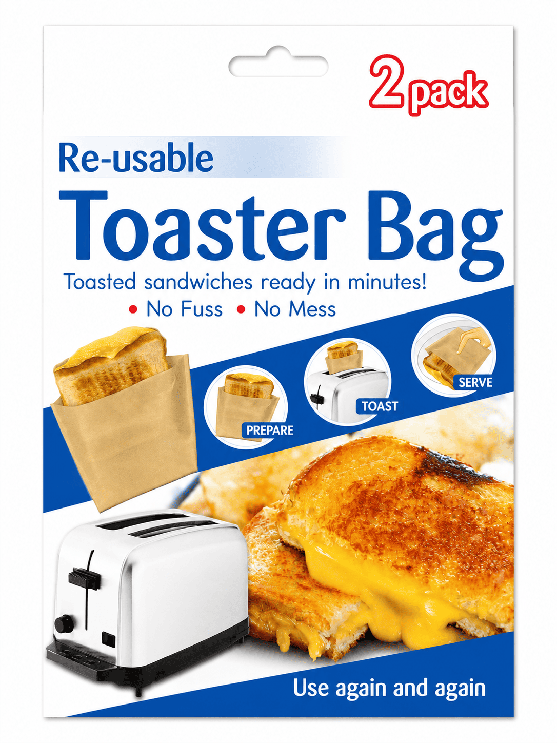 TOASTER BAG RE-USABLE