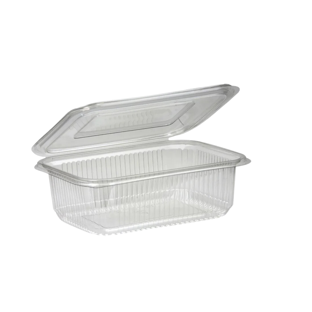 2250CC HINGED PET PLASTIC CONTAINERS 200s