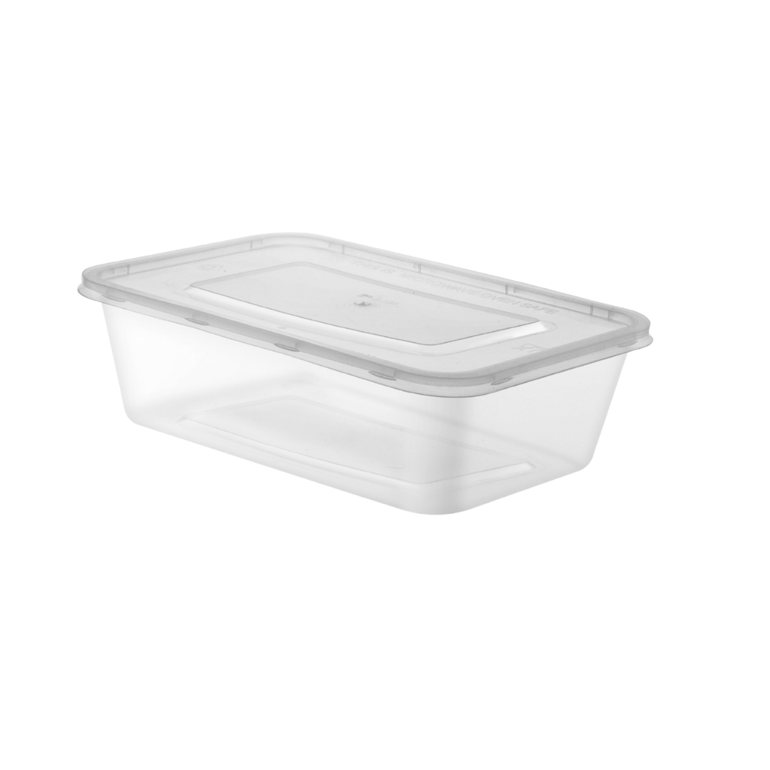 500CC HD MICROWAVE CONTAINERS & LIDS 250 PACK