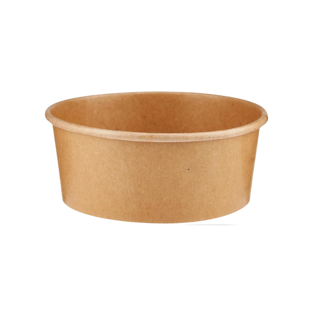 1000ML SALAD CONTAINER KRAFT 50 PACK X 6