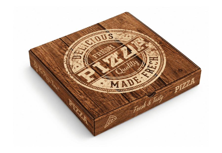 Wood Pizza Box (10”)