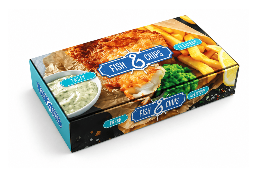 Fish & Chips Box (10”)