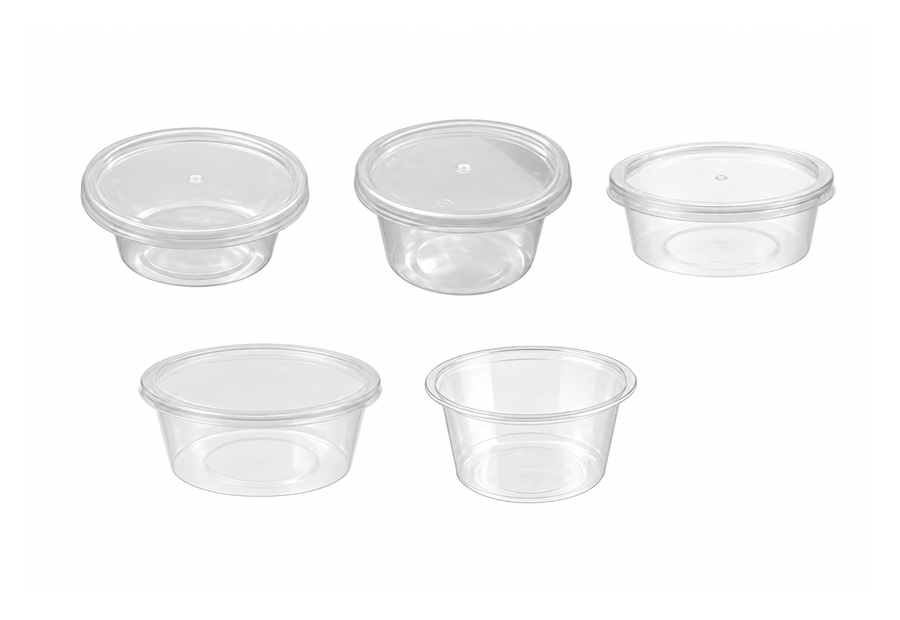 Heavy Duty Round Cups & Lids (12oz)