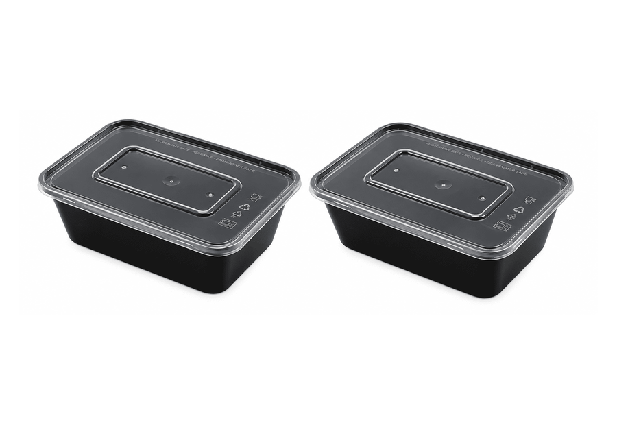 Black Base Containers & Lids (C500)