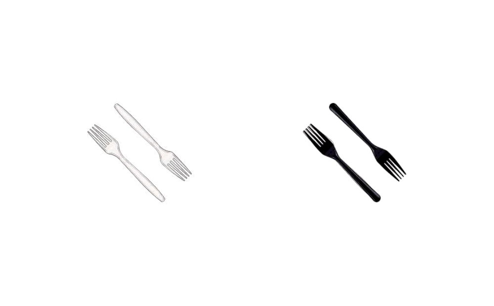 Reusable PP Fork (Black)