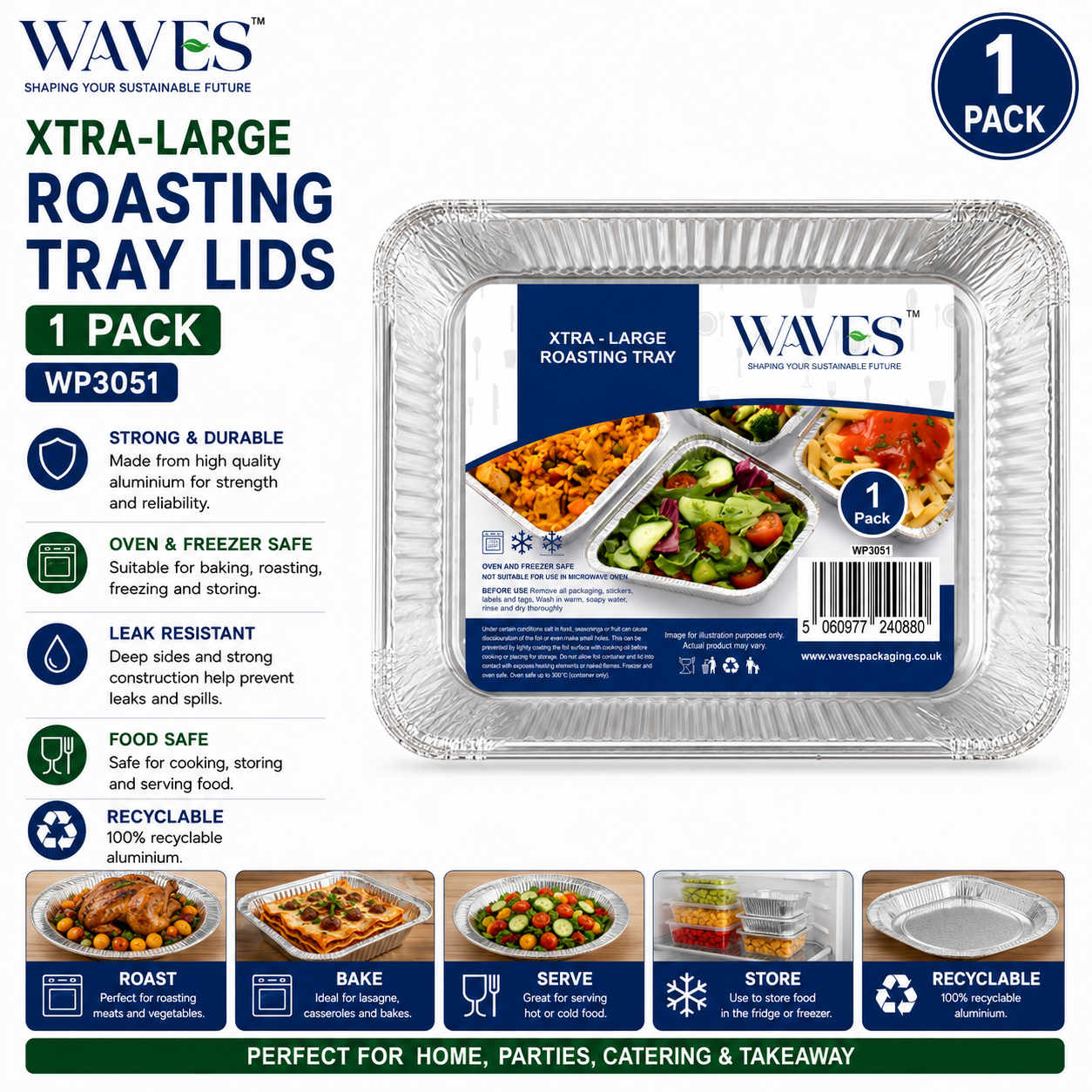 XTRA-LARGE ROASTING TRAY LIDS