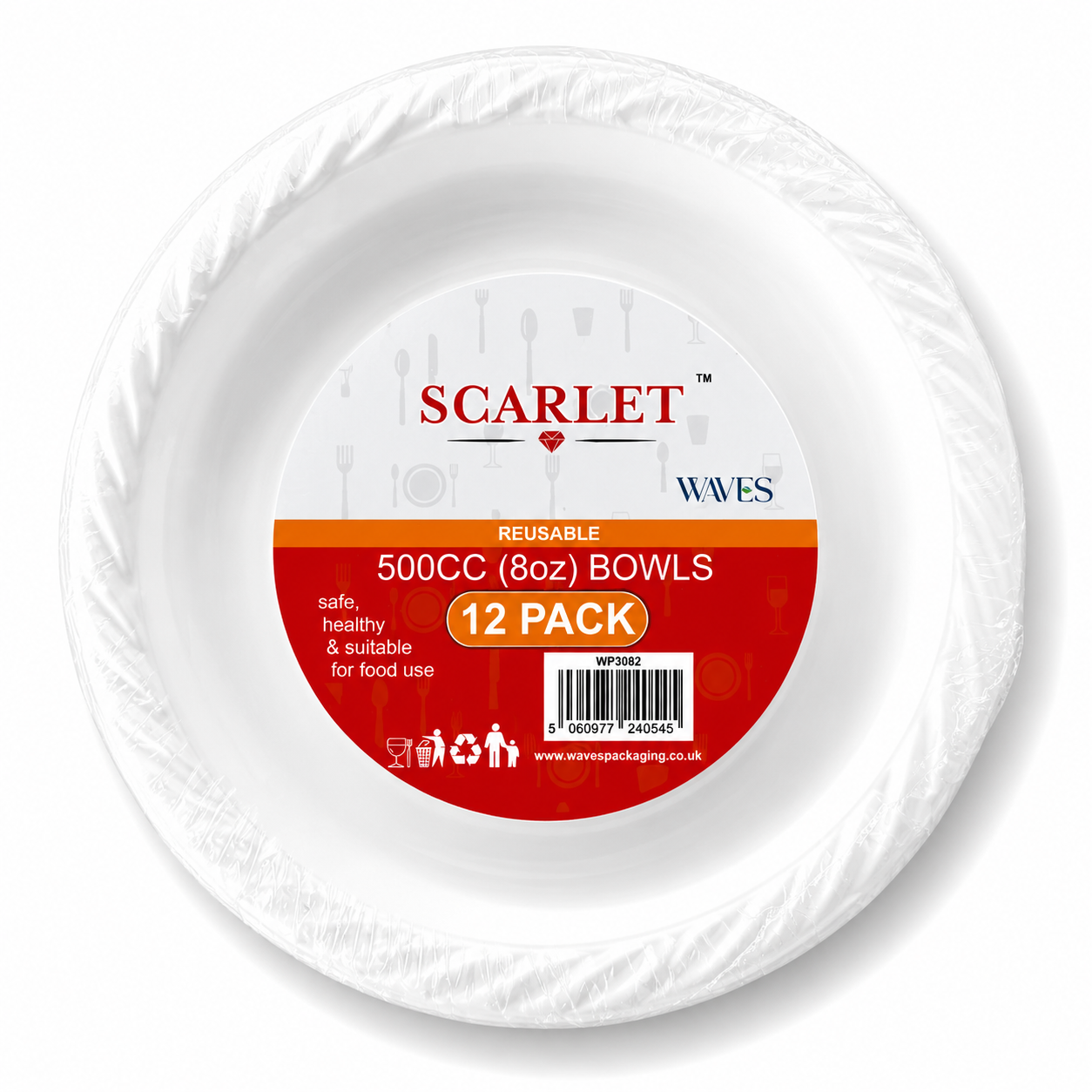 500CC (8oz) BOWLS 12 PACK
