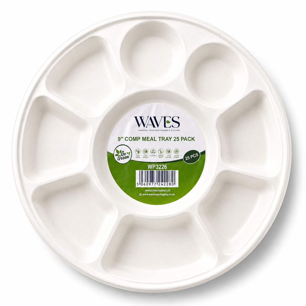 9 COMP MEAL TRAY 25 PACK