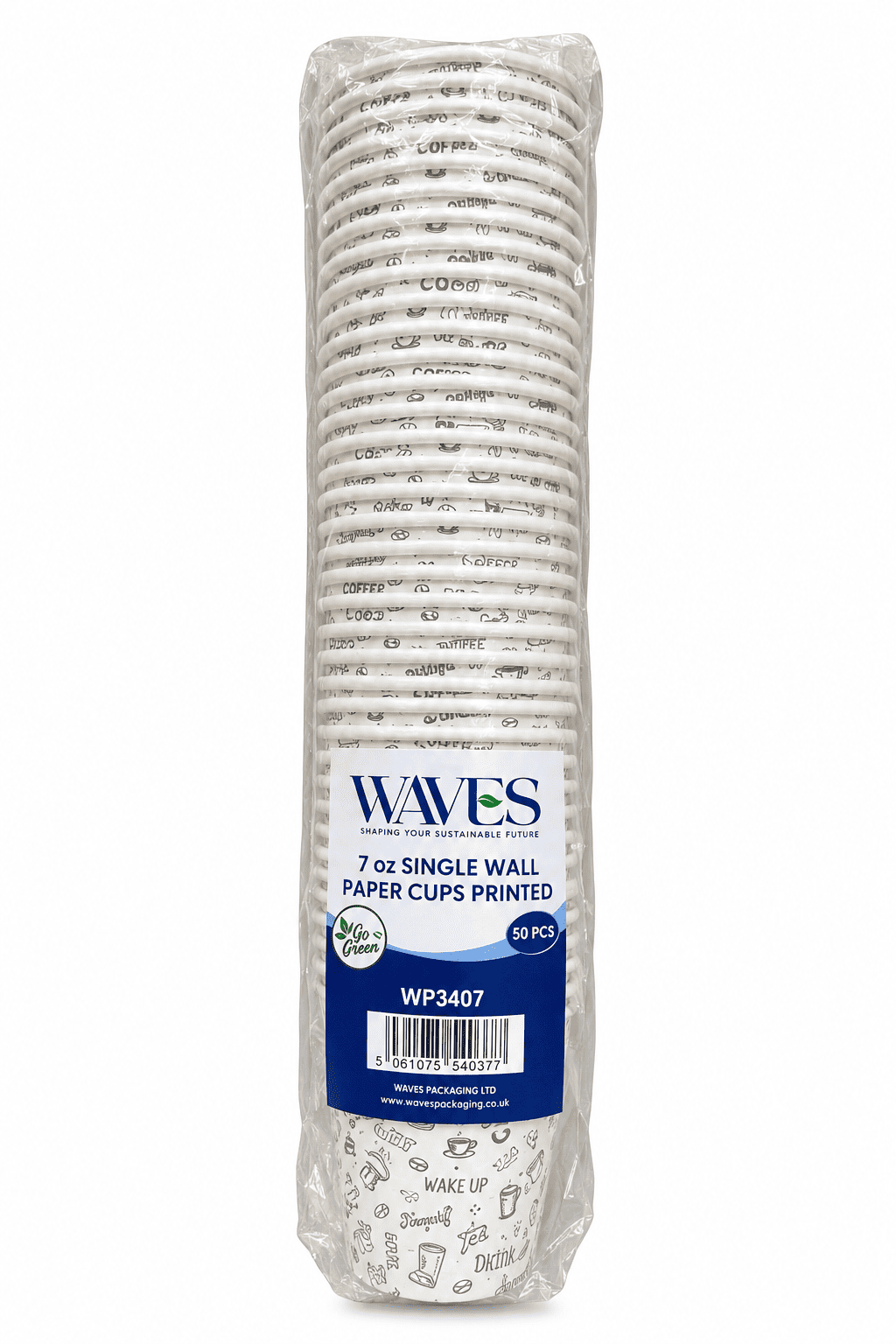 7OZ SINGLE WALL PAPER CUPS PRINTED