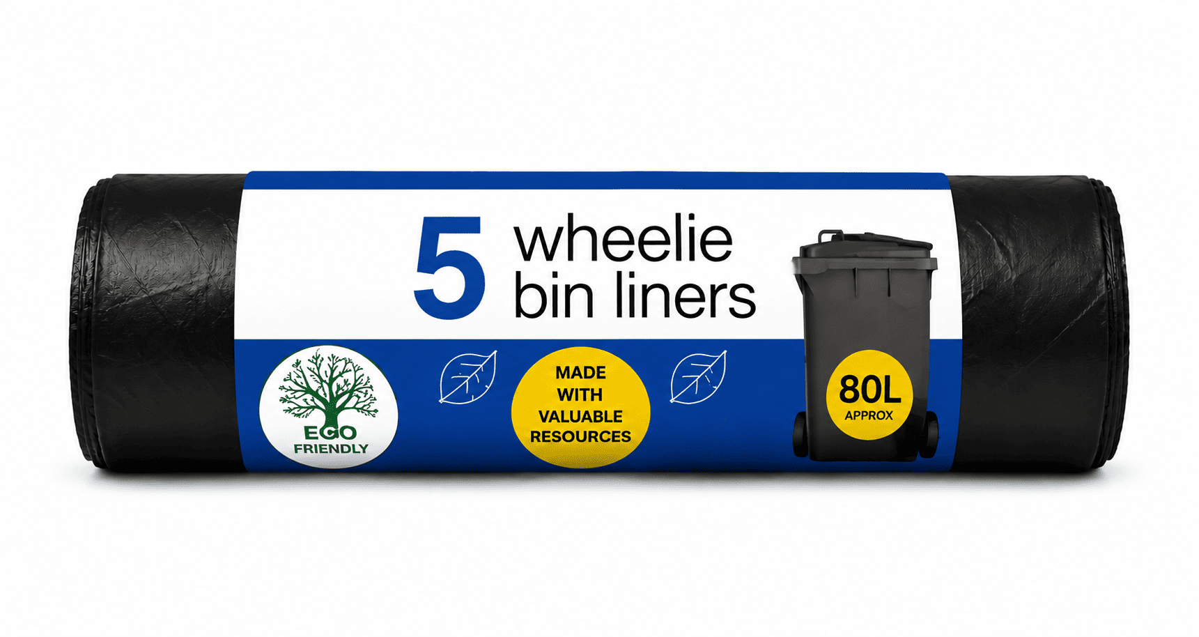 5 wheelie bin liners