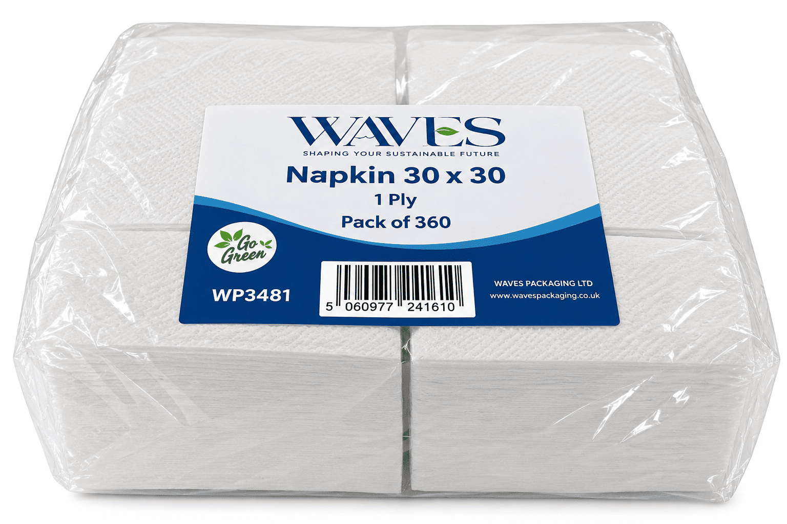 30x30 PAPER NAPKIN 1PLY 360 PACK