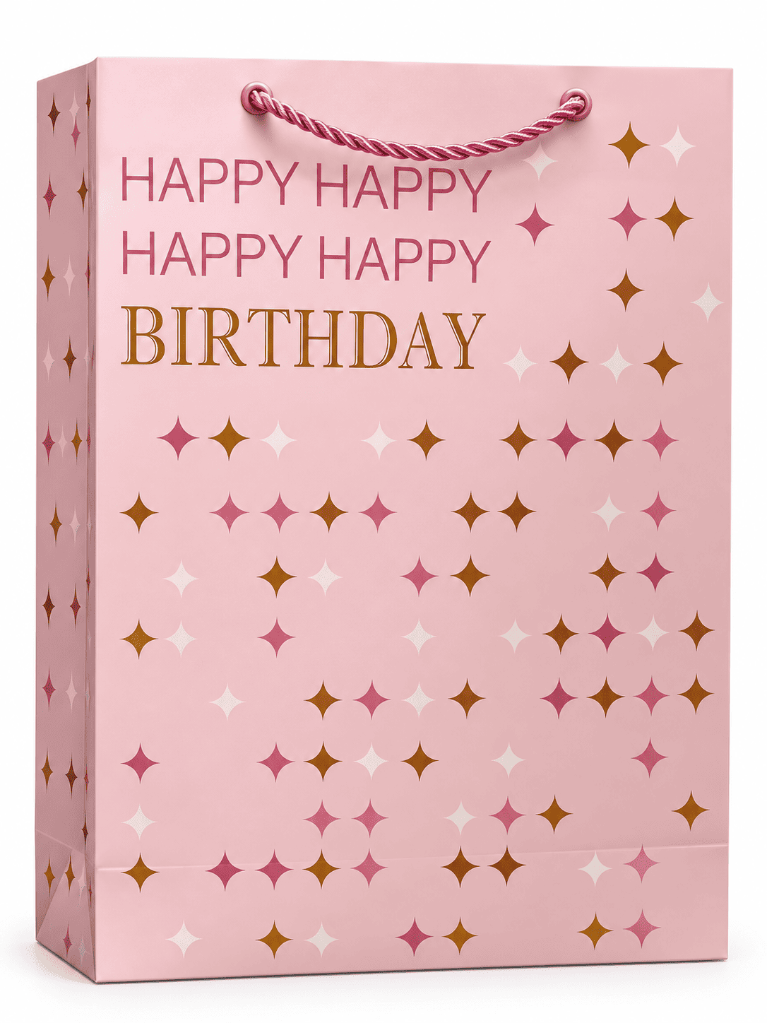 Large Birthday Gift Bag - Pink