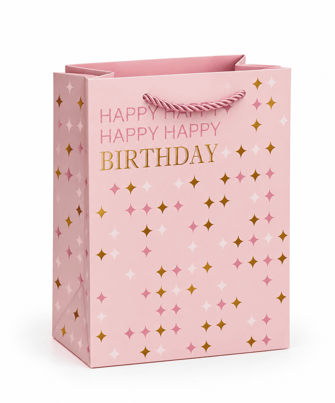 Medium Birthday Gift Bag - Pink