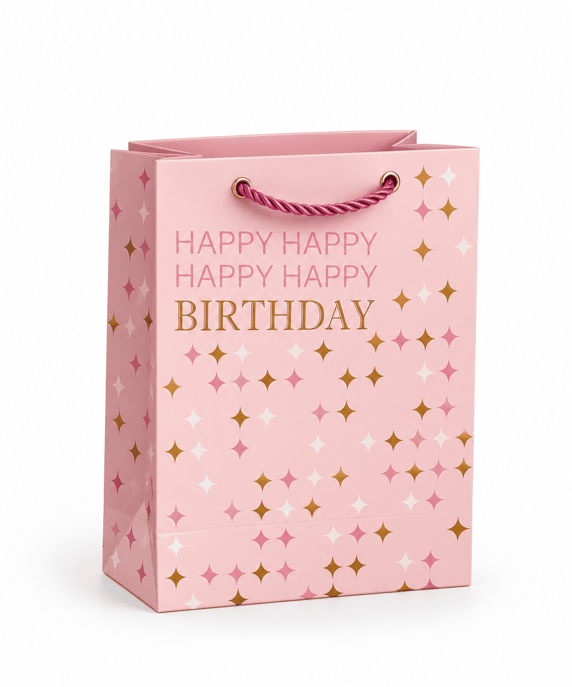 Small Birthday Gift Bag - Pink