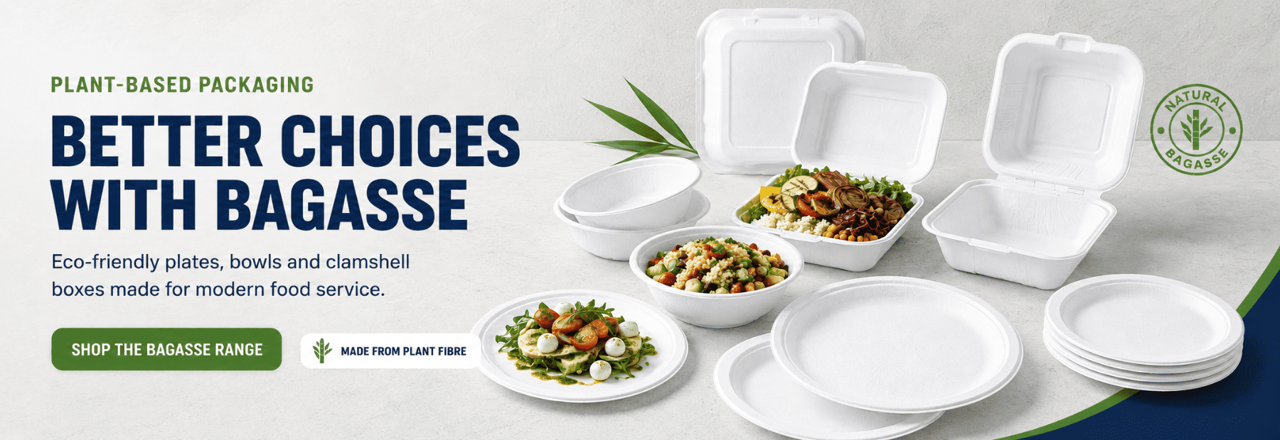 Waves cups and kraft packaging range